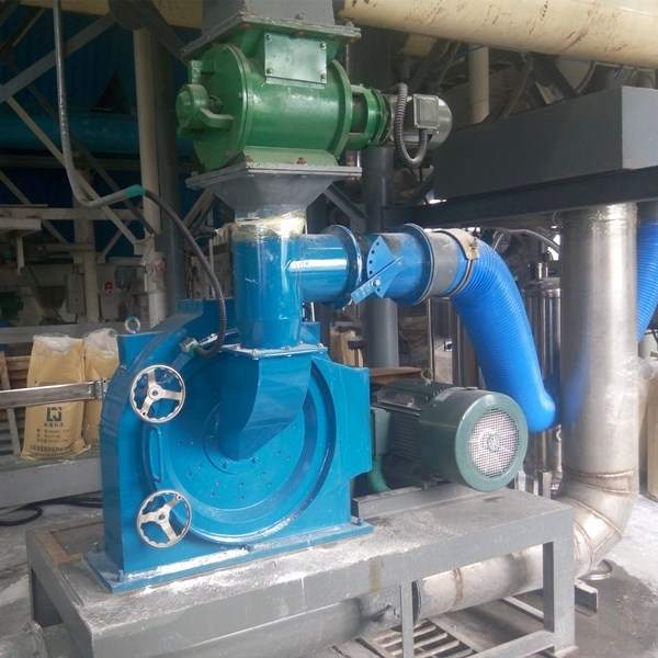 山東某新材料科技公司-氫氧化鋁-針盤(pán)式粉碎機(jī)